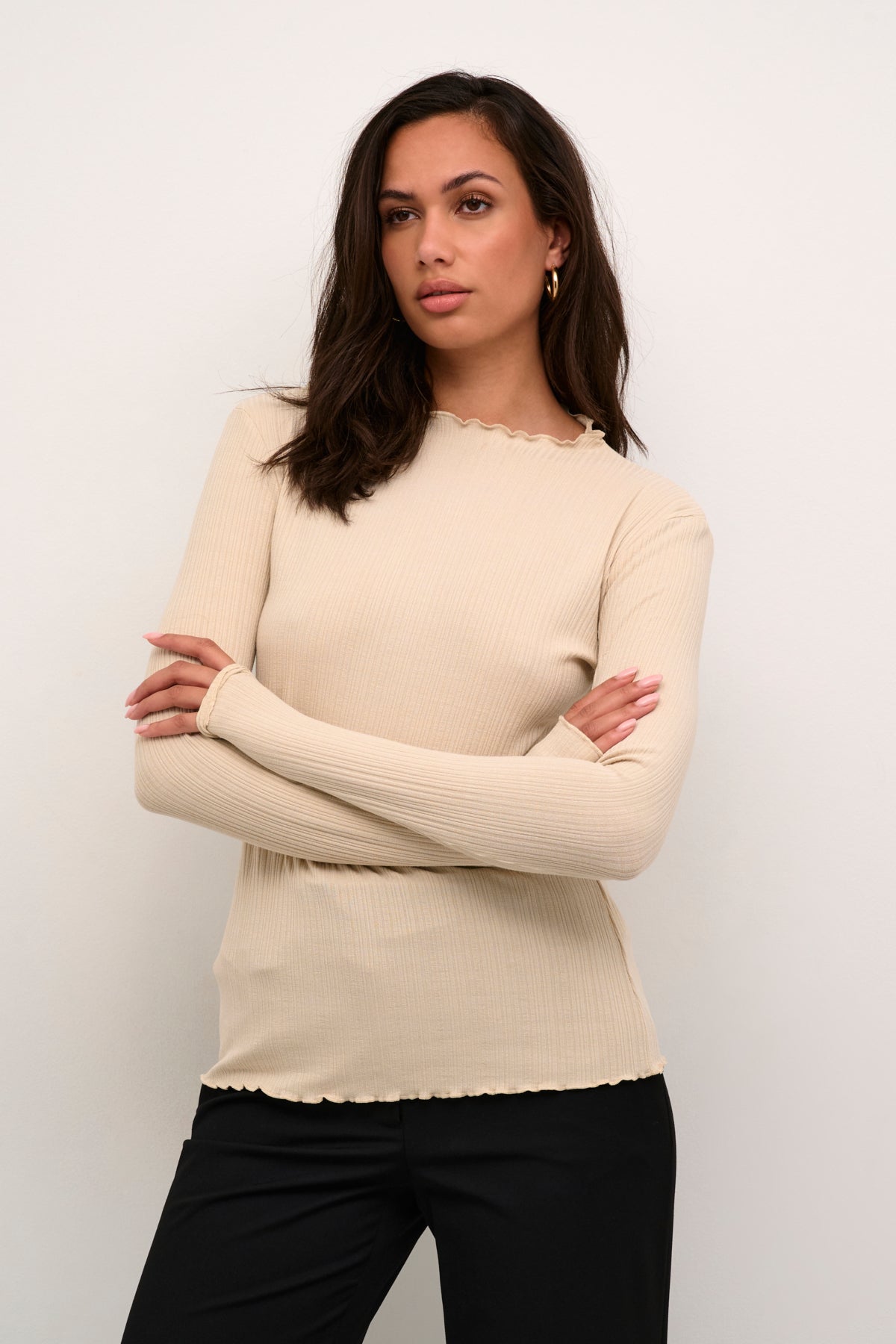 CandaceKB LS Tee Oatmeal - 10103316
