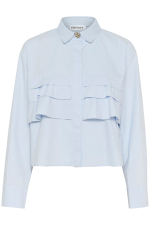 NillaKB Kort Skjorta Xenon Blue - 143949 - 10104912