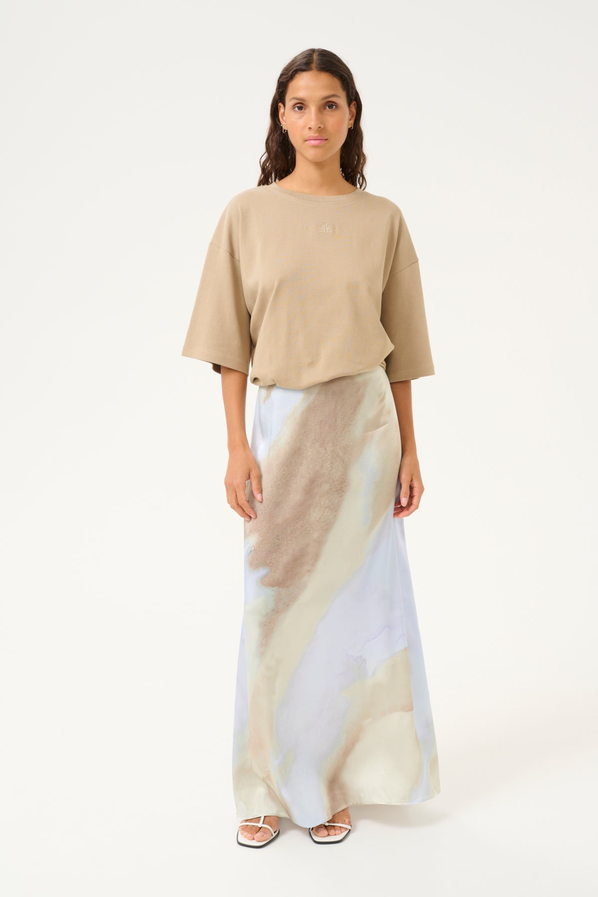 OlgaKB Kjole Olga print Heather - 10104983