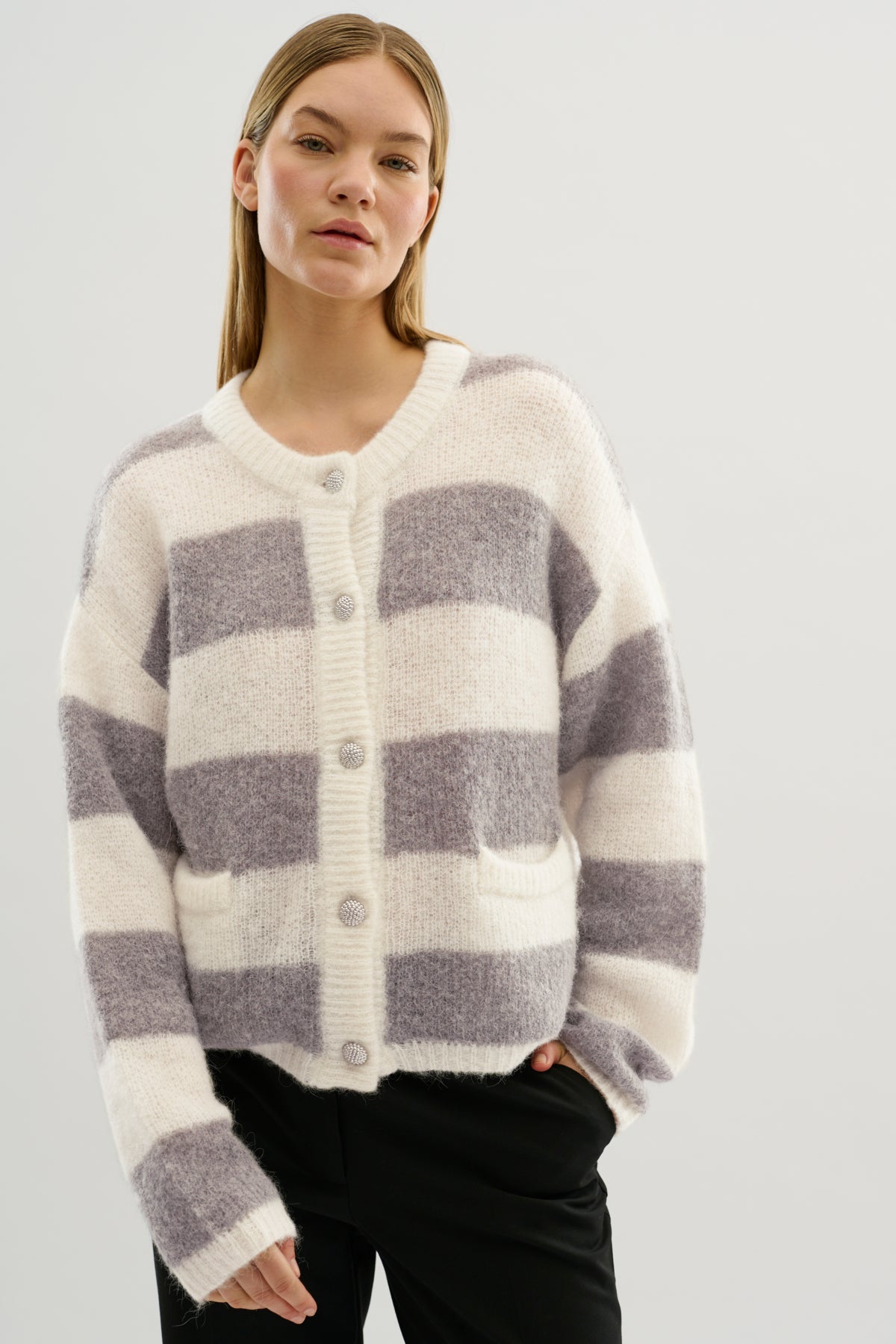 KBRullja Cardigan Egret - 10105199