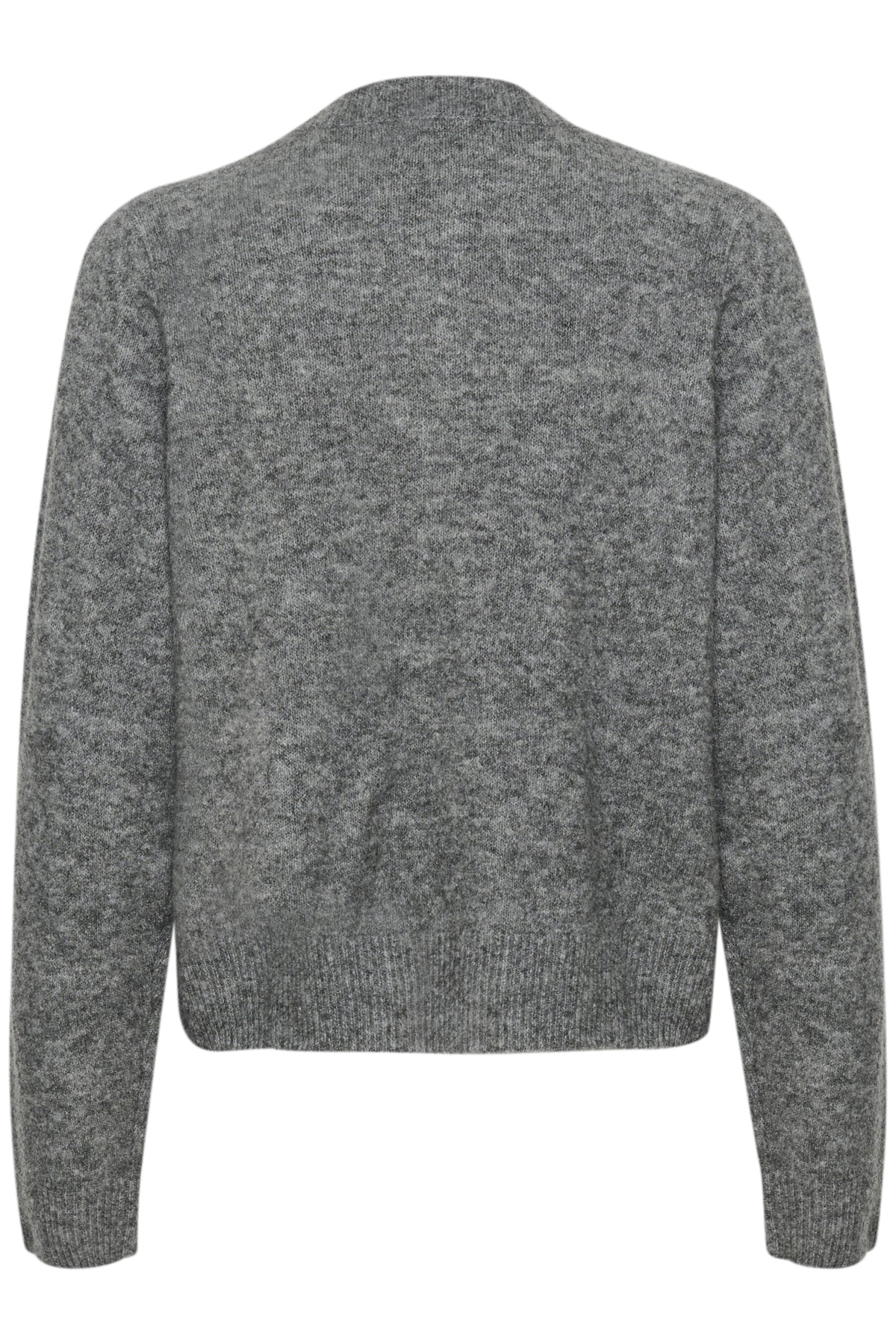 KBNoabelle Plain Cardigan Opal Gray Melange - 10105345