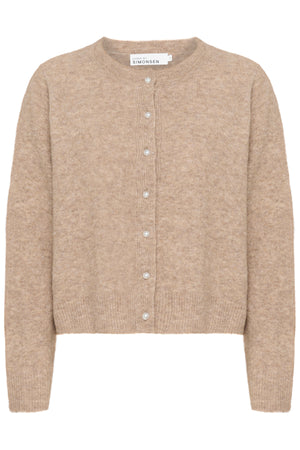 KBNoabelle Plain Cardigan VALNÖT - 10105345