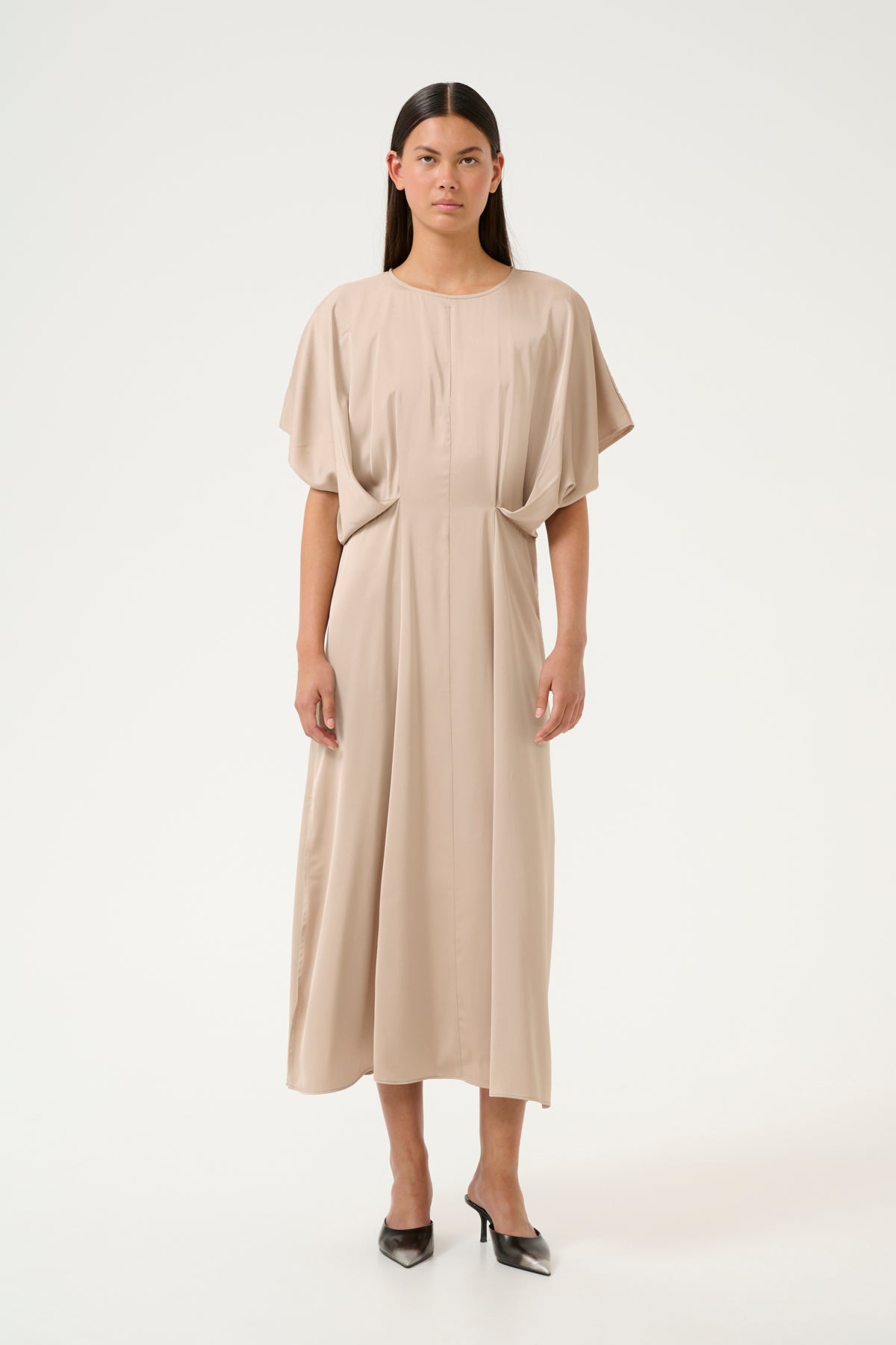 KBThorun Oline Dress Simply Taupe - 10105462