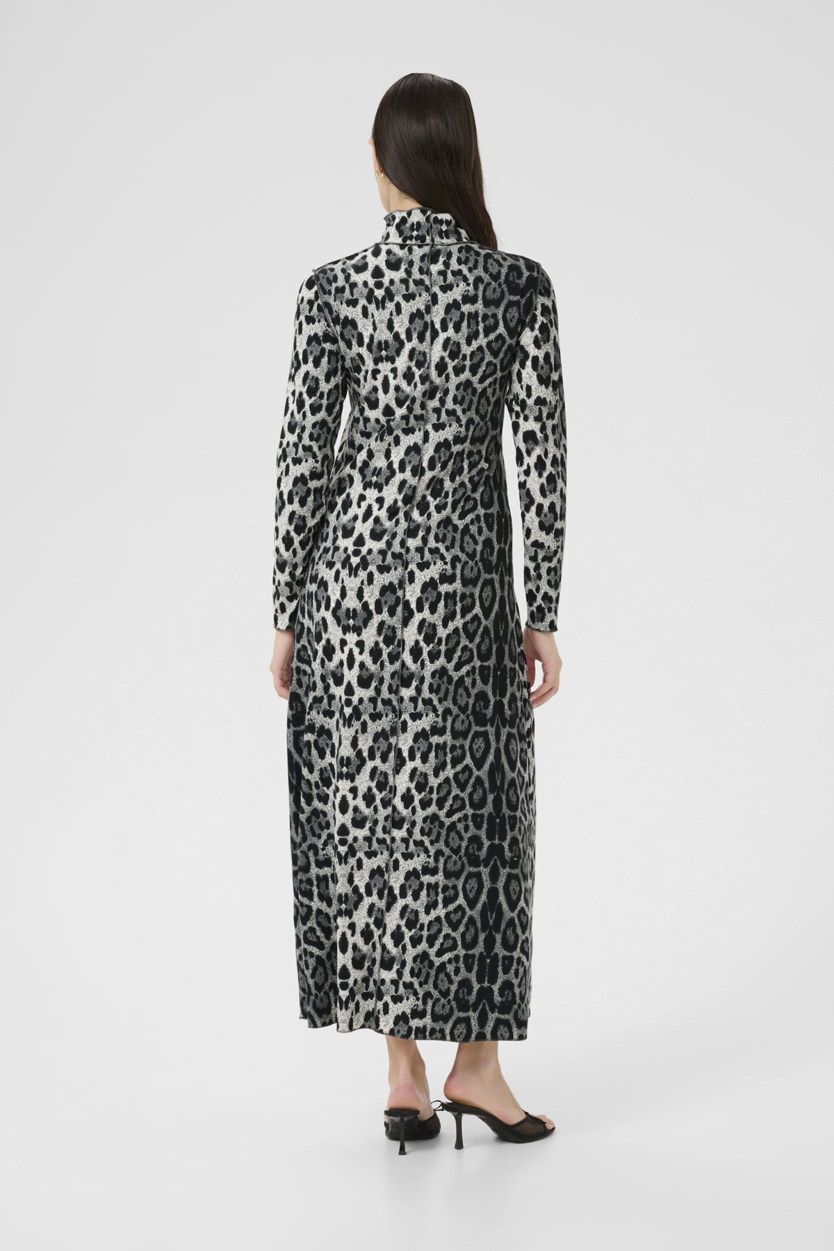 KBPavie Kiri Dress Animal Grey Print - 10105473