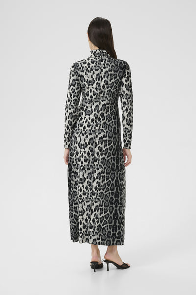 KBPavie Kiri Dress Animal Grey Print - 10105473 Thumbnail