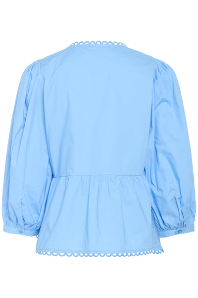 KBAnnabelle Nette Blus DELLA ROBBIA BLUE - 10105537 Thumbnail