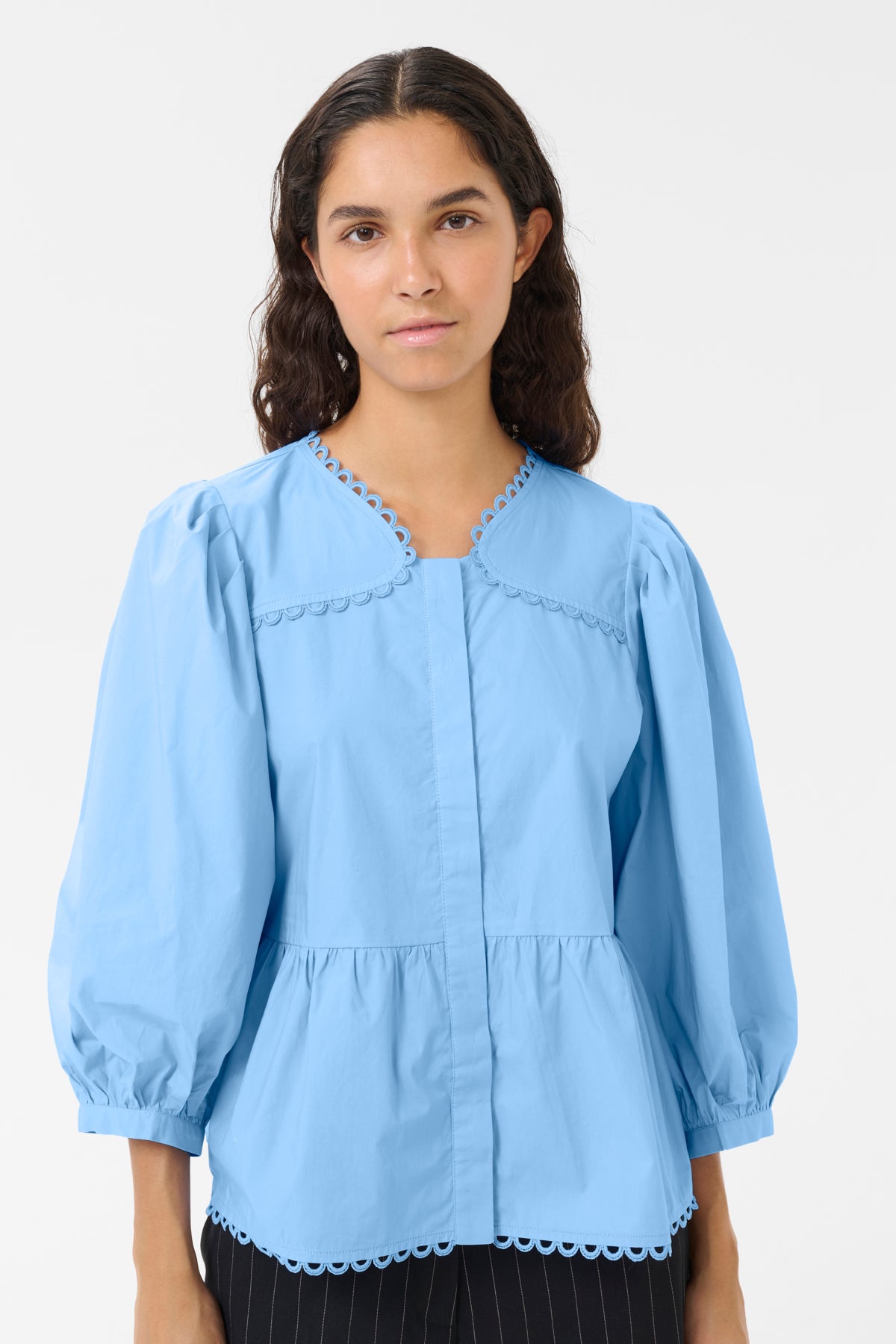KBAnnabelle Nette Blus DELLA ROBBIA BLUE - 10105537