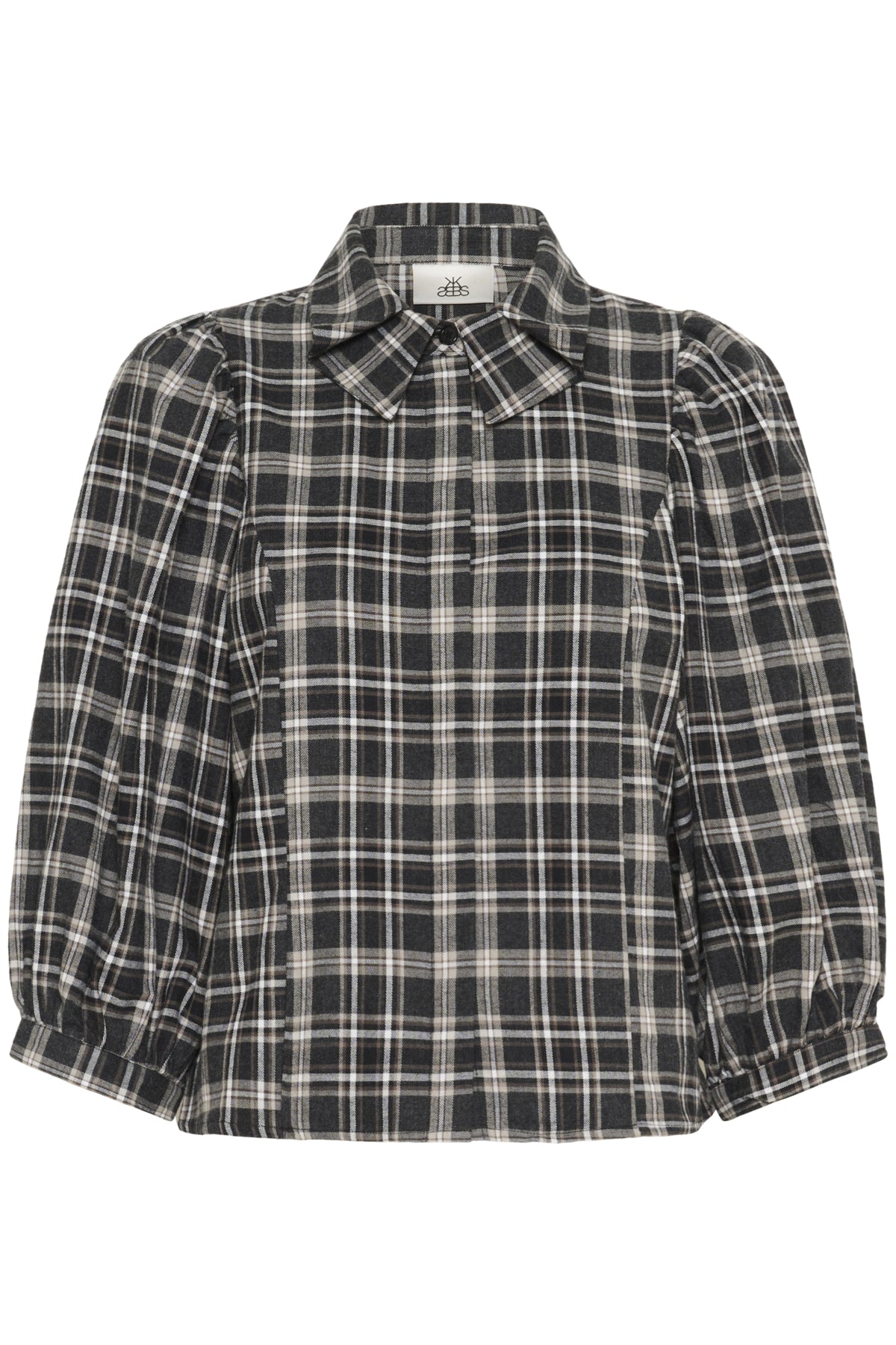 KBBelis Frosty Blouse Thunderstorm Check - 10105622