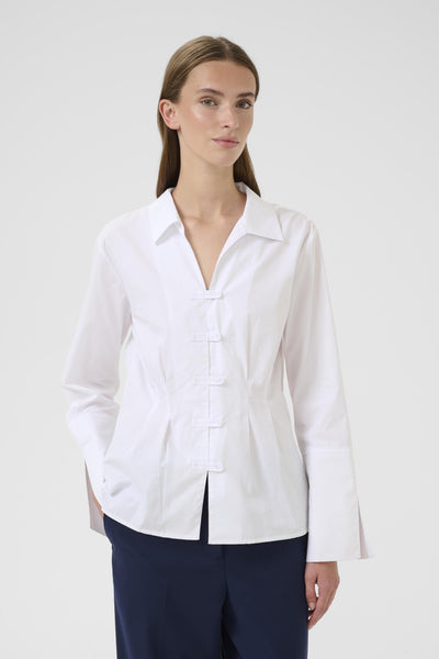 KBBrianna Skjorta Bright White - 10105623 Thumbnail