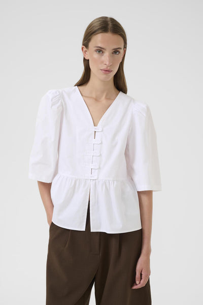 KBBrianna Blus Bright White - 10105629 Thumbnail