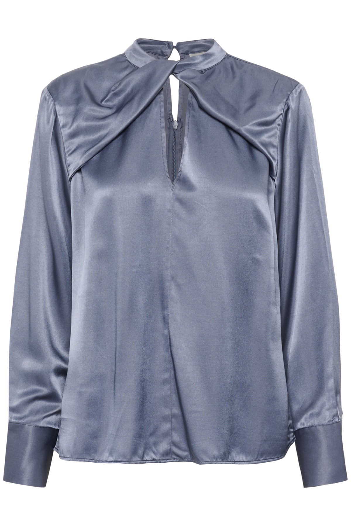 KBBlanca Drapey Shirt Folkstone Gray - 10105631