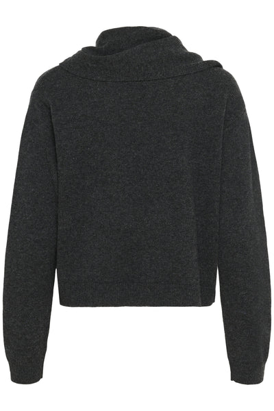 KBBerenice Pullover Mörkgråmelerad - 10105674 Thumbnail