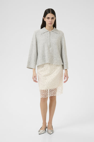 KBCameron Pullover Opal Gray Melange - 1638011 - 10105712 Thumbnail