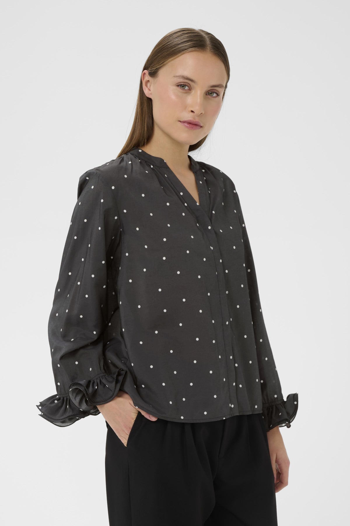 KBCaroline Blouse Caroline print Meteorite - 108 - 10105719