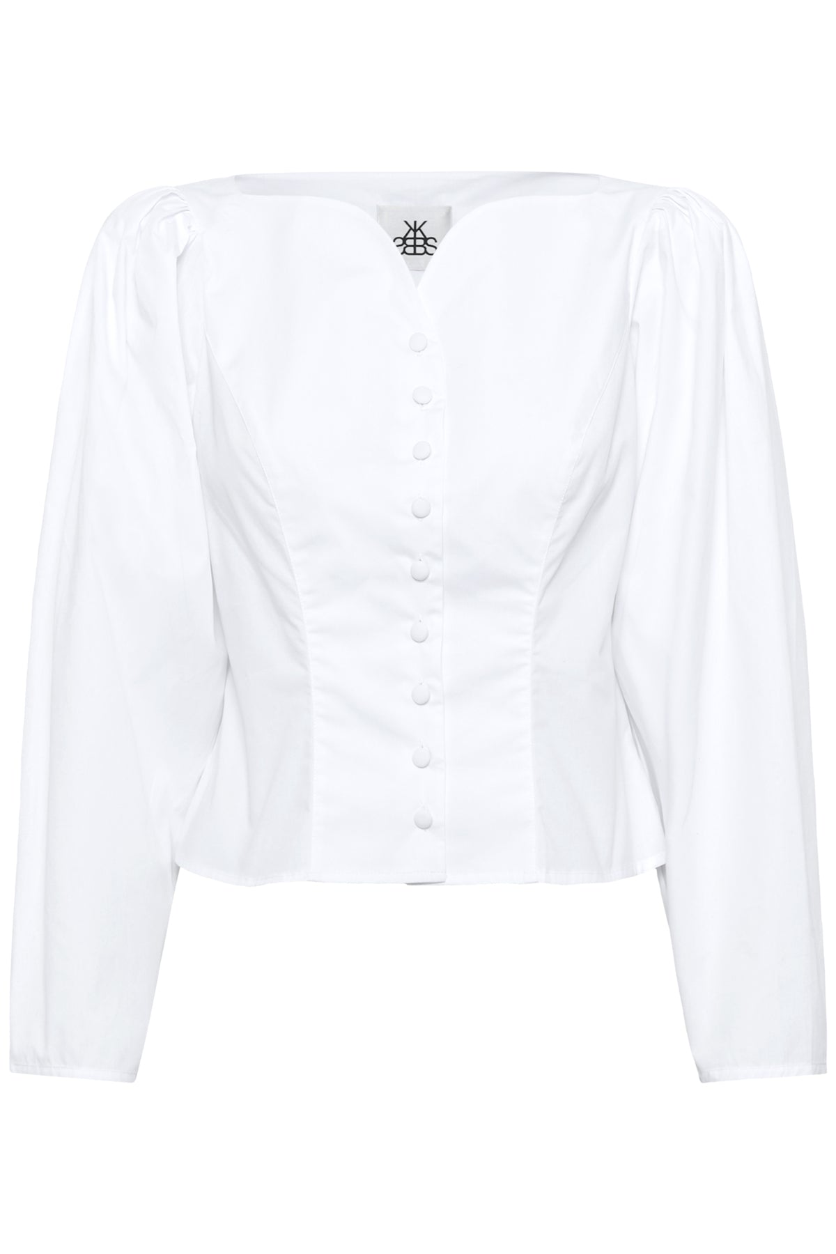 KBClaudia LS Skjorta Bright White - 110601 - 10105752