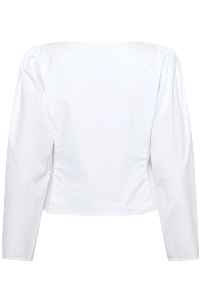 KBClaudia LS Skjorta Bright White - 110601 - 10105752 Thumbnail