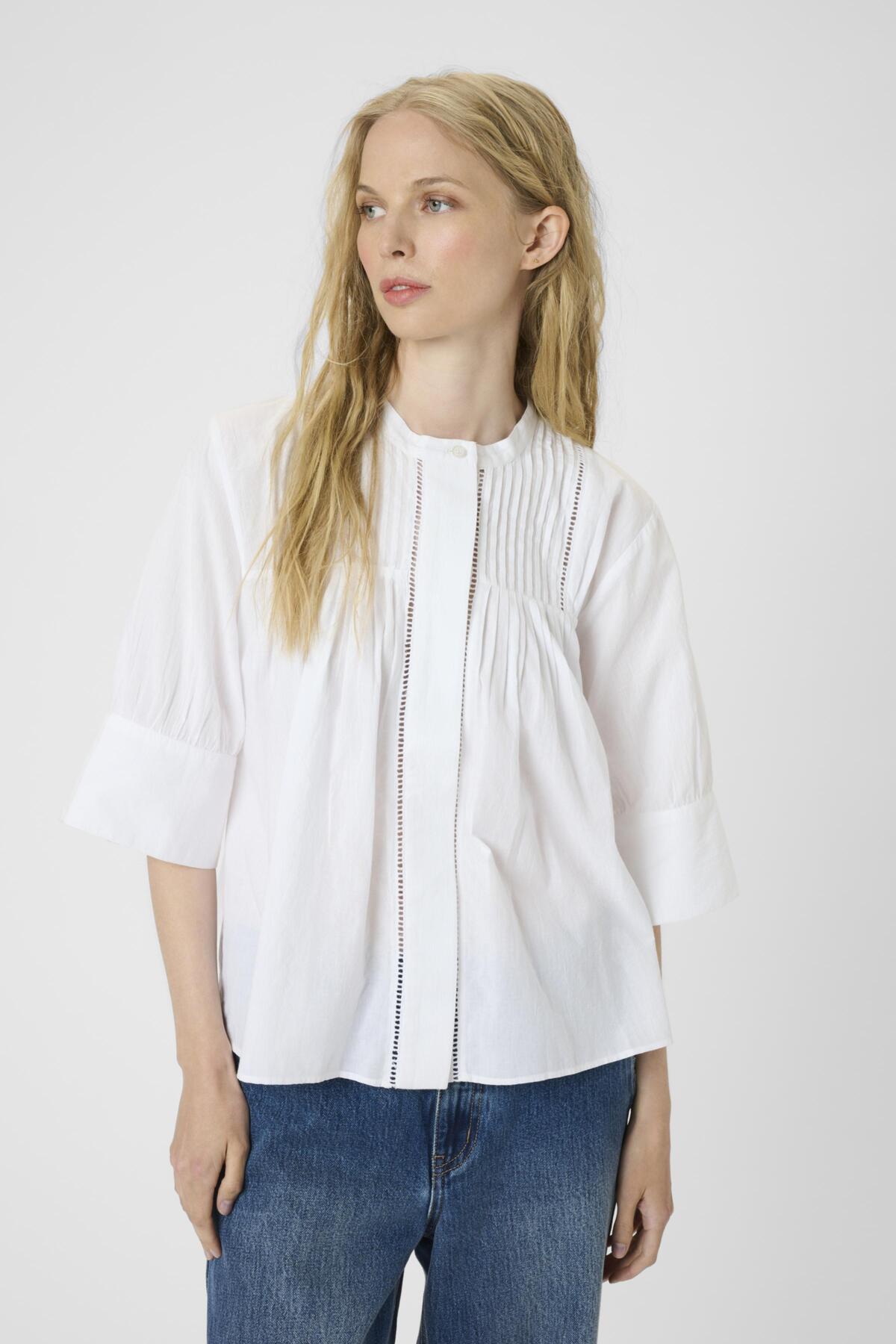 KBOmmi Vilde Blouse 10105759 Bright White