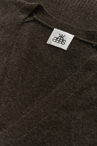 KBDream Long Cardigan Chocolate Chip Melange - 19080 - 10105803 Thumbnail