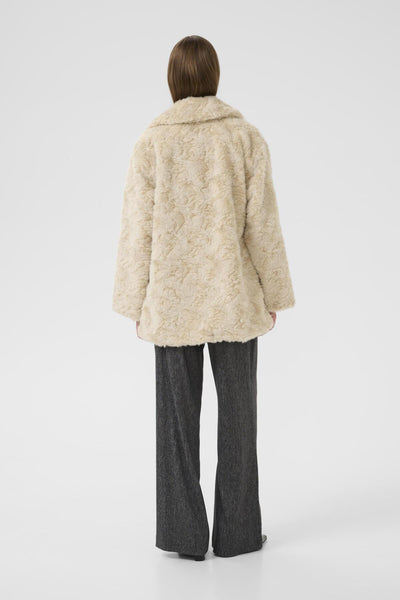 KBBolinda Fur Jacket Egret - 10105804 Thumbnail