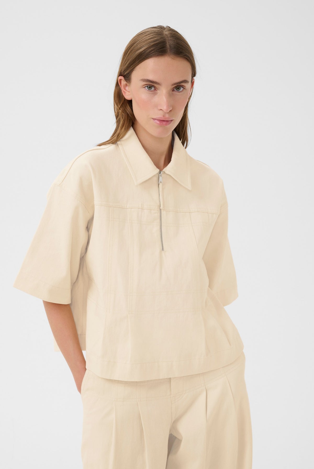 KBEleanor Shirt Egret - 110103 - 10105814
