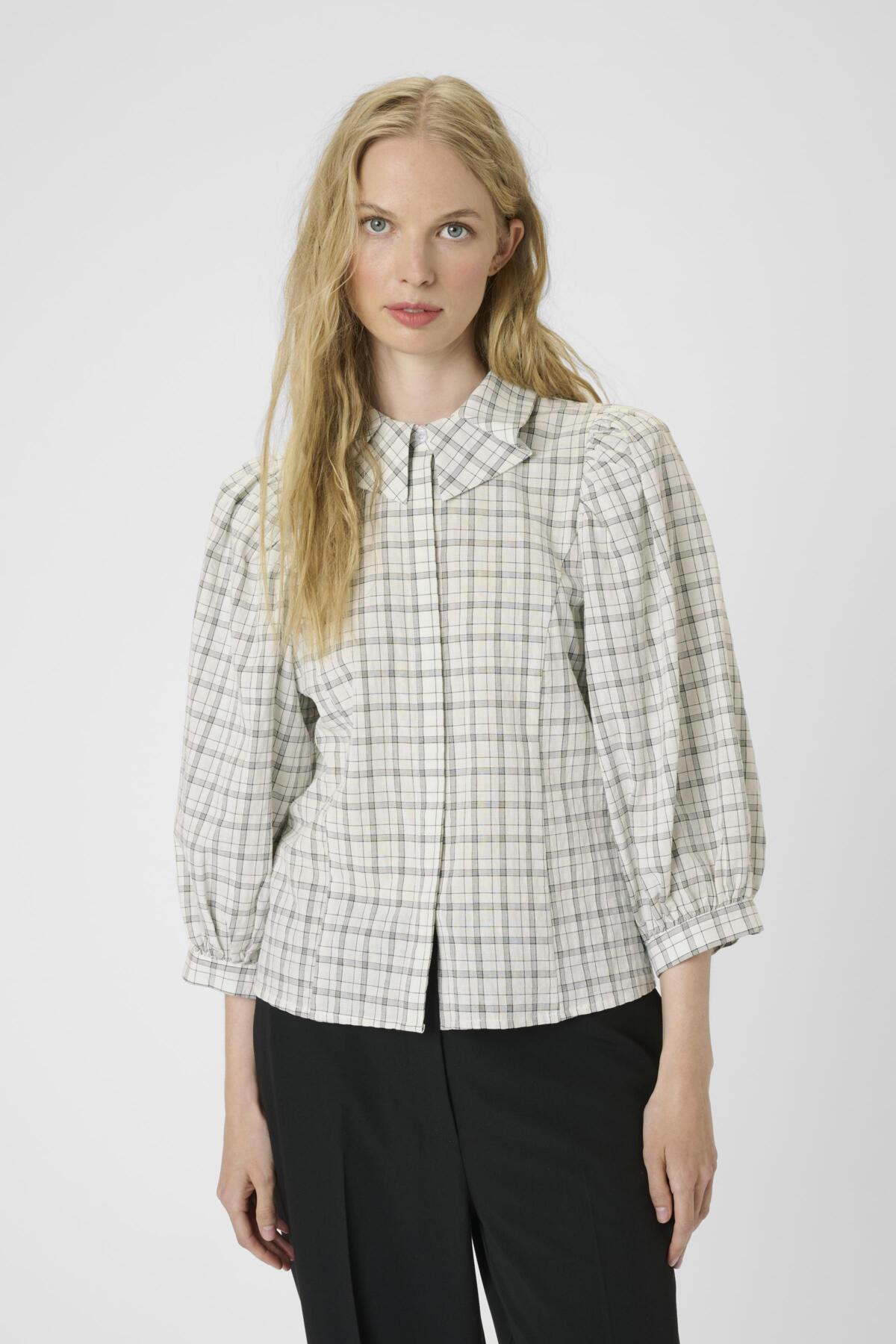 KBAlexandra Frosty Blouse Alexandra Check - 108975 - 10105826