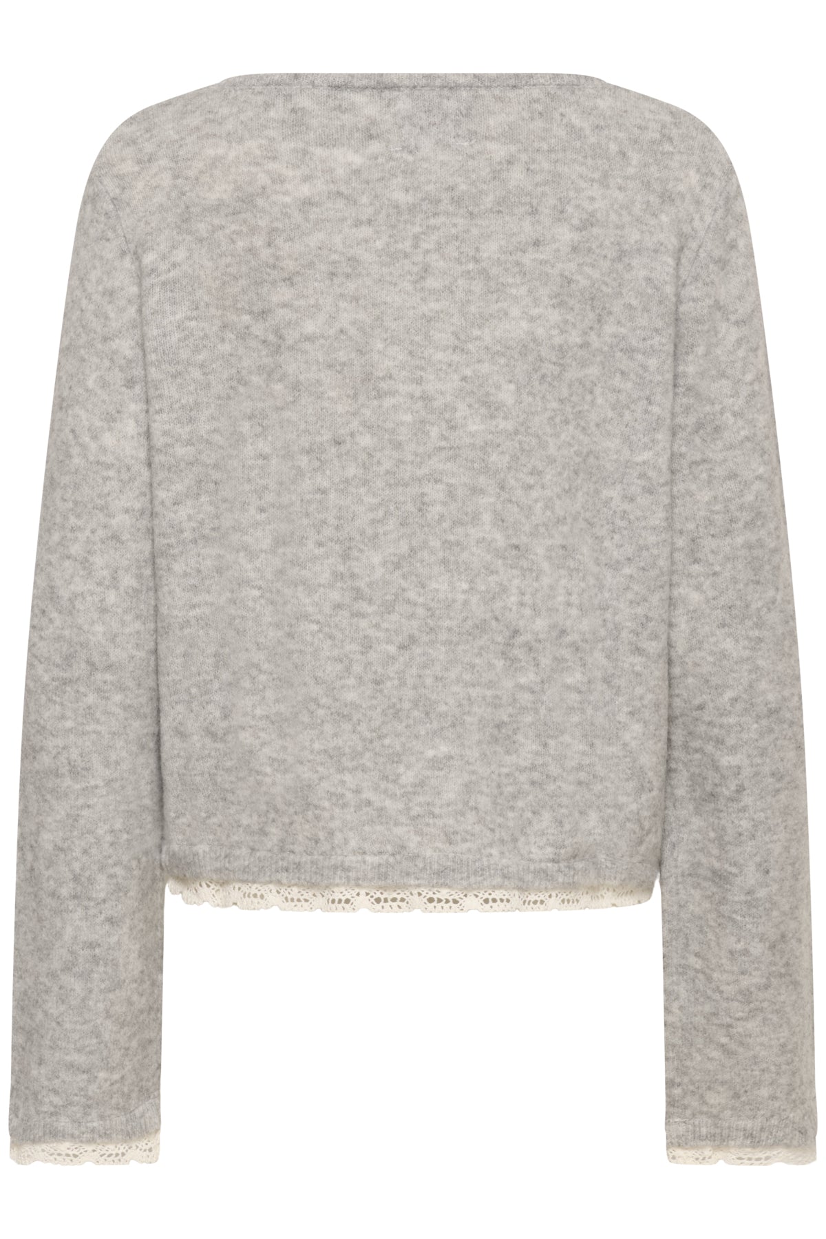 KBEris Cardigan Gråmelerad - 105059 - 10105831