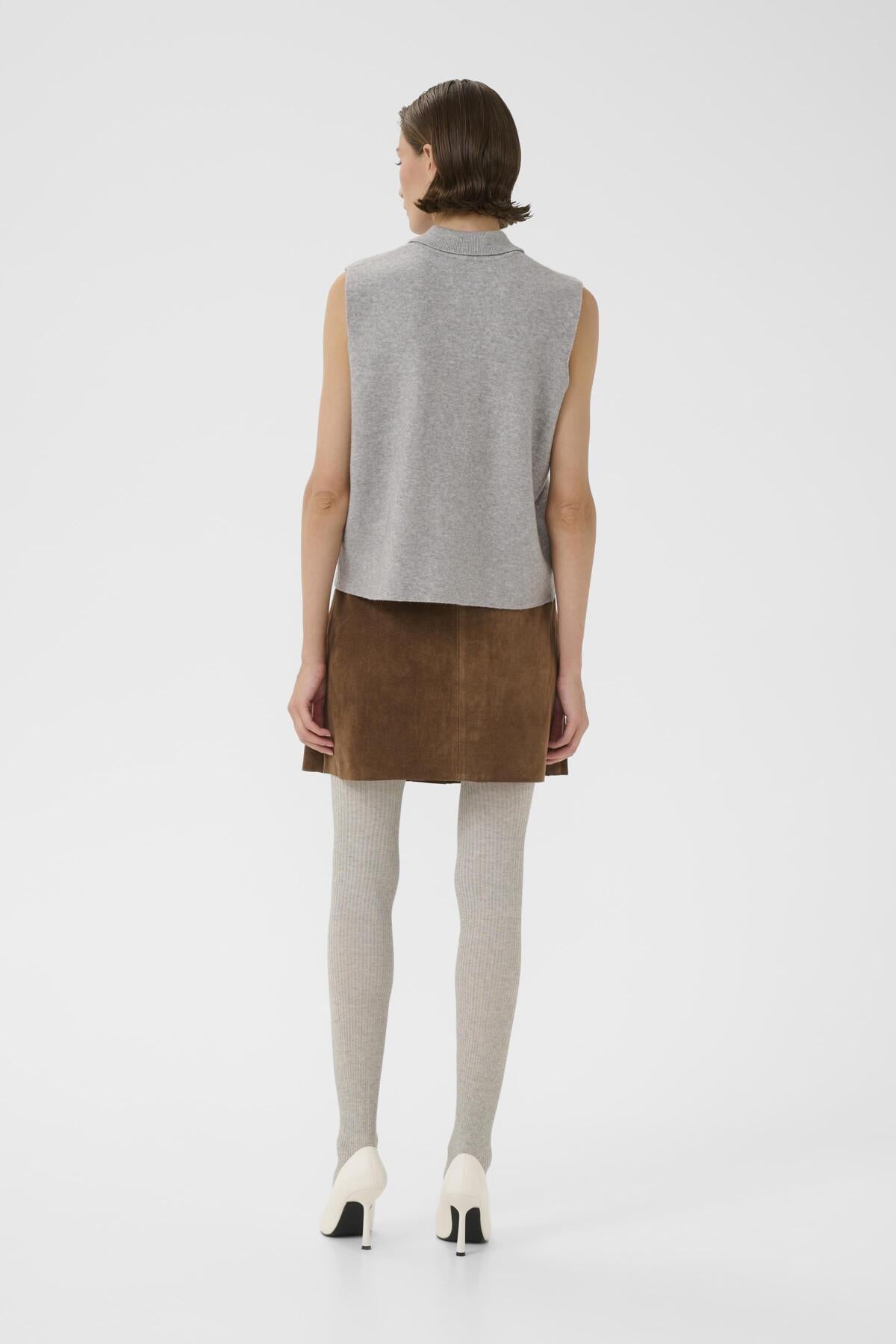 KBEbba Suede Skirt Partridge - 181124 - 10105861