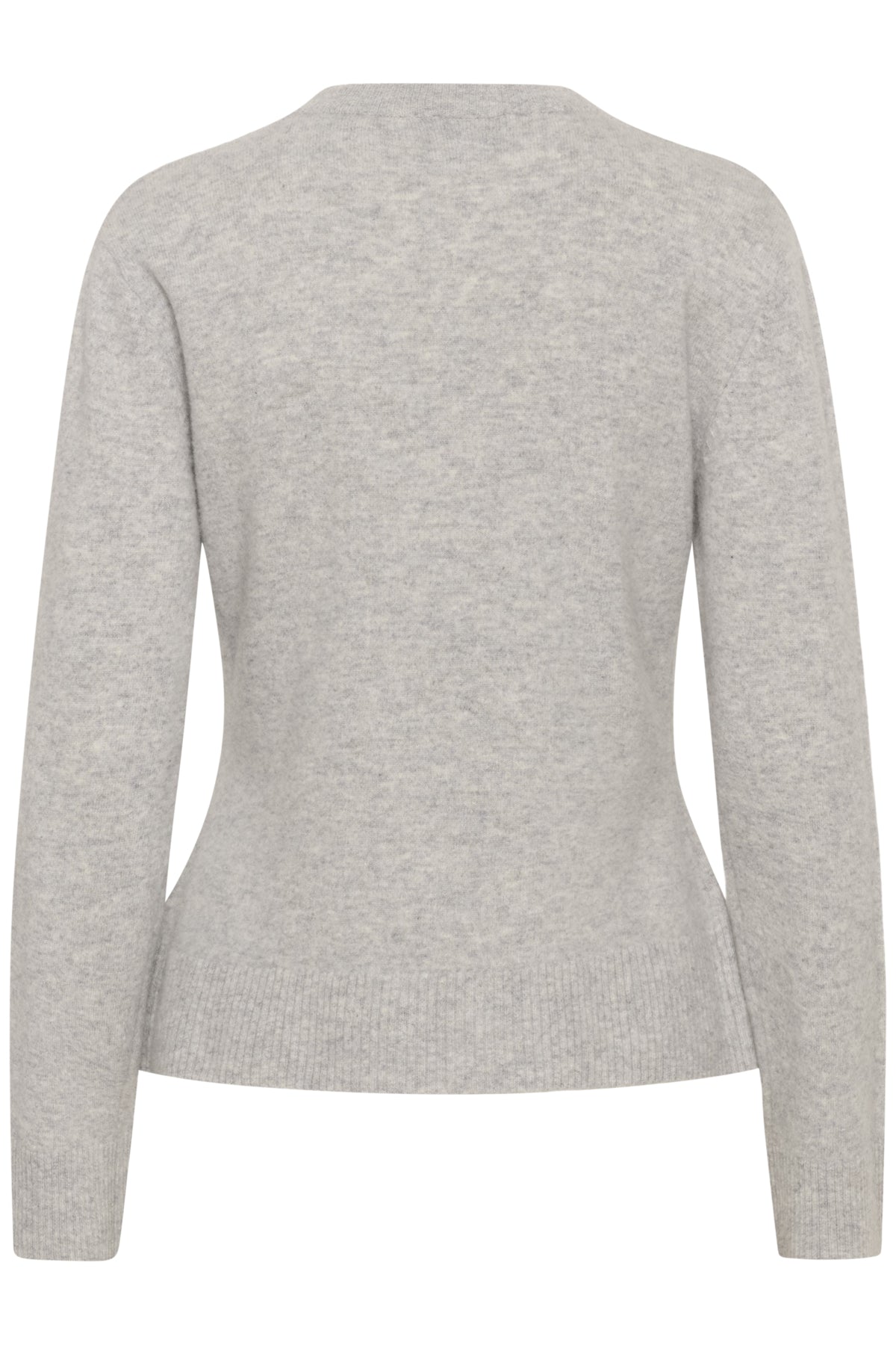 KBEtta Cardigan Ljusgråmelerad - 109193 - 10105863