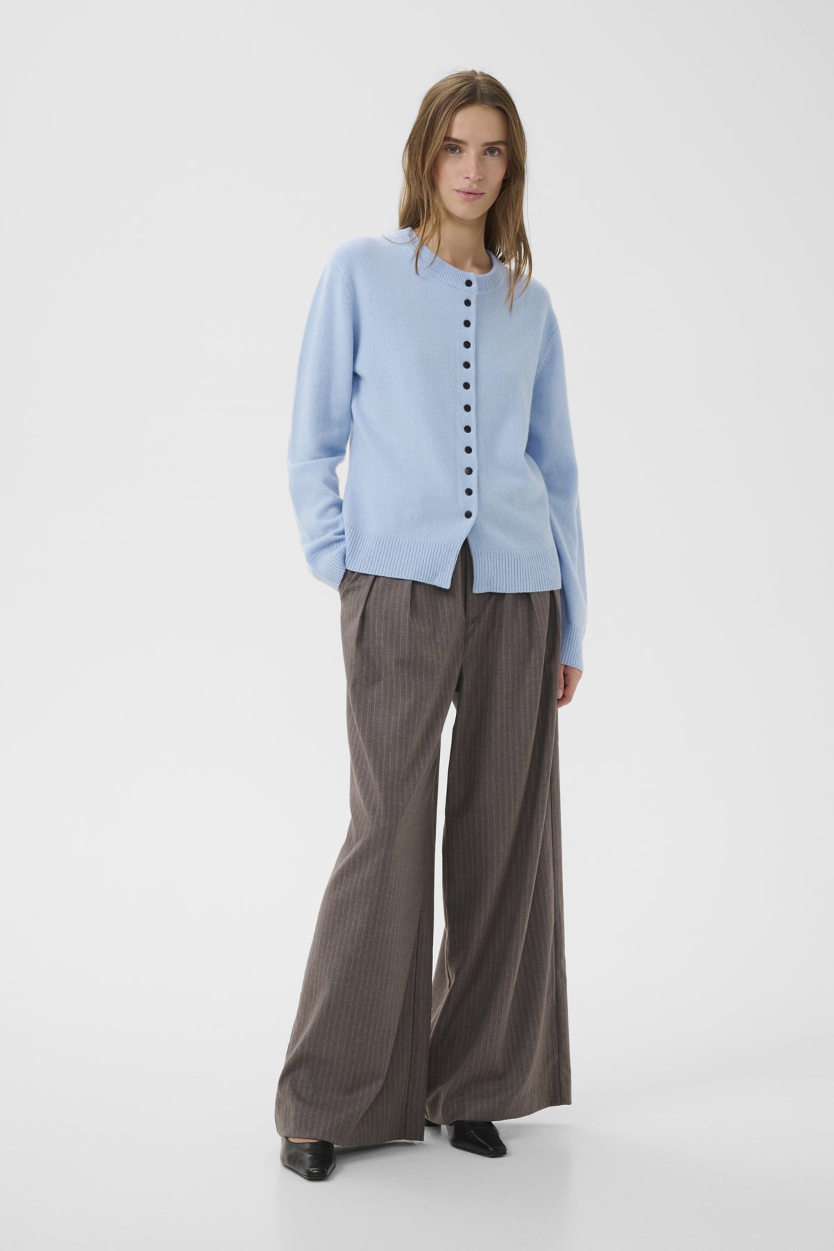 KBEtta Cardigan Chambray Blue - 154030 - 10105863