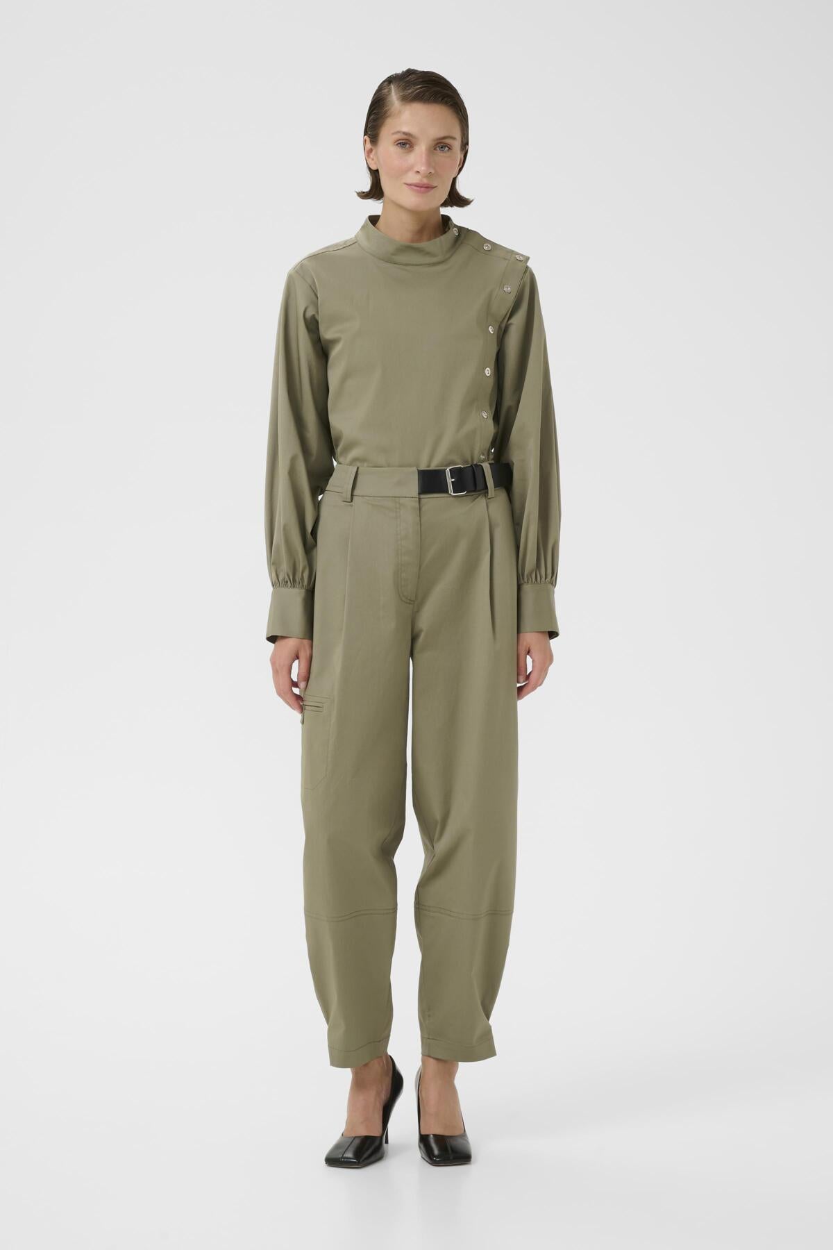 KBEgina Skjorta Deep Lichen Green - 180312 - 10105876