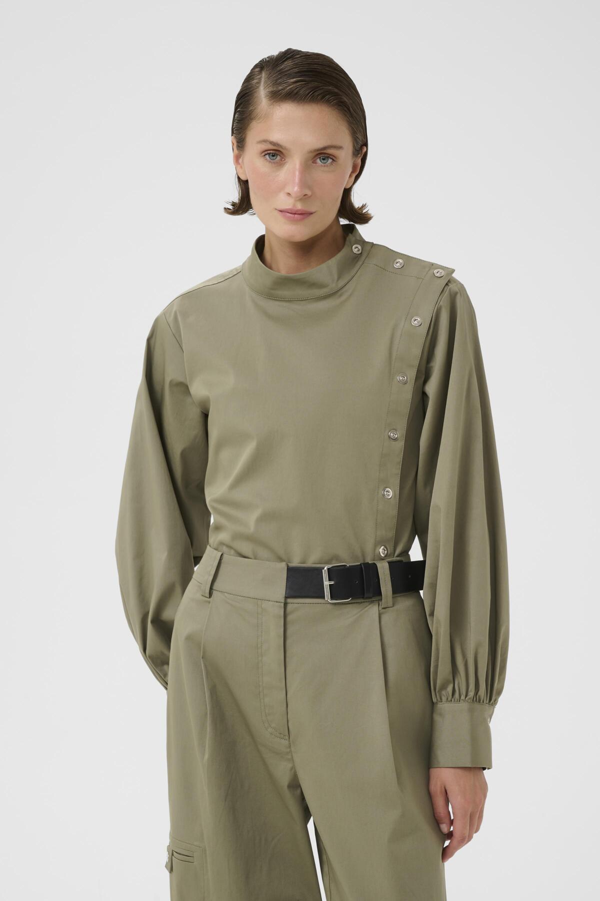KBEgina Skjorta Deep Lichen Green - 180312 - 10105876