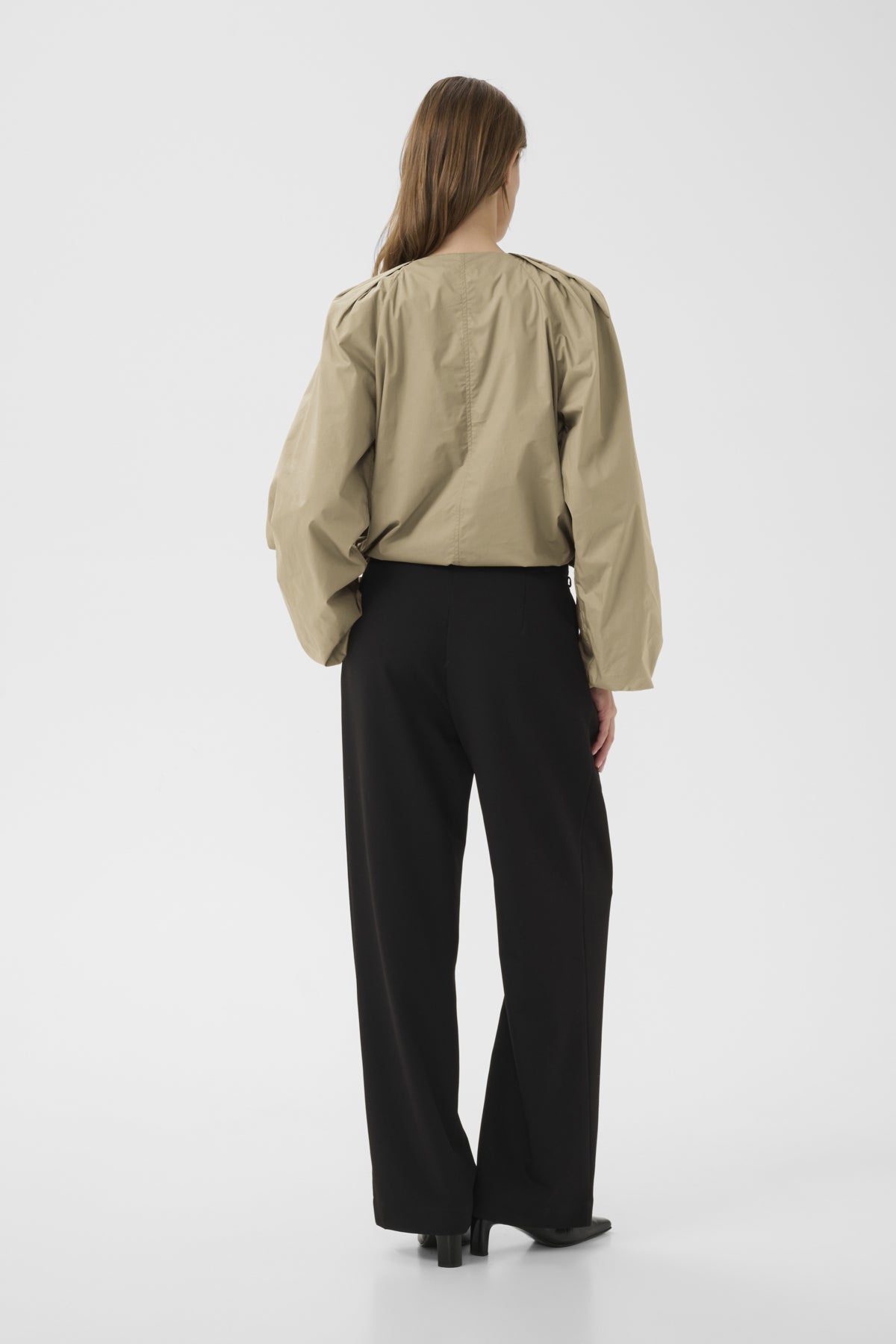 KBEnya Balloon Blouse Weathered Teak - 171112 - 10105891