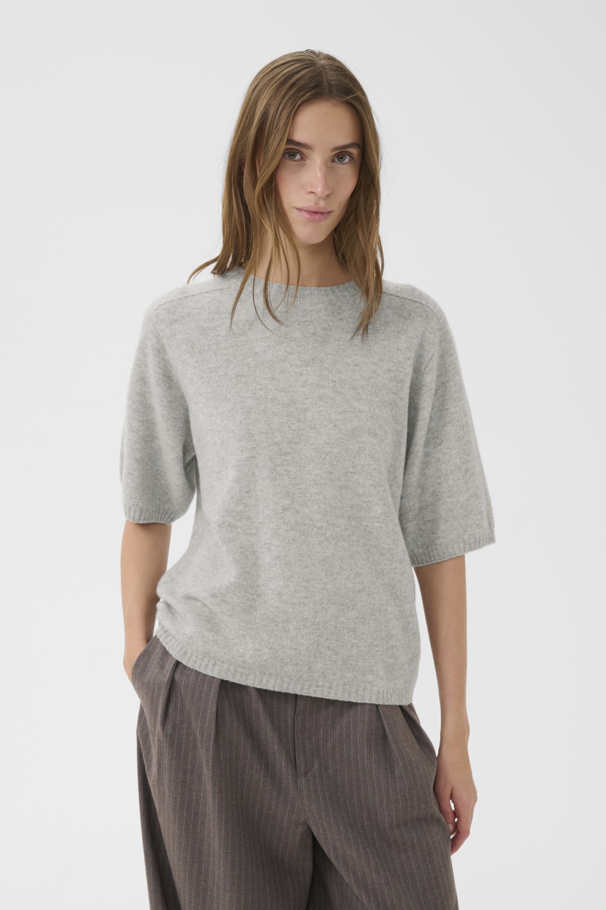 KBEtta ONeck Light Grey Melange - 109193 - 10105894