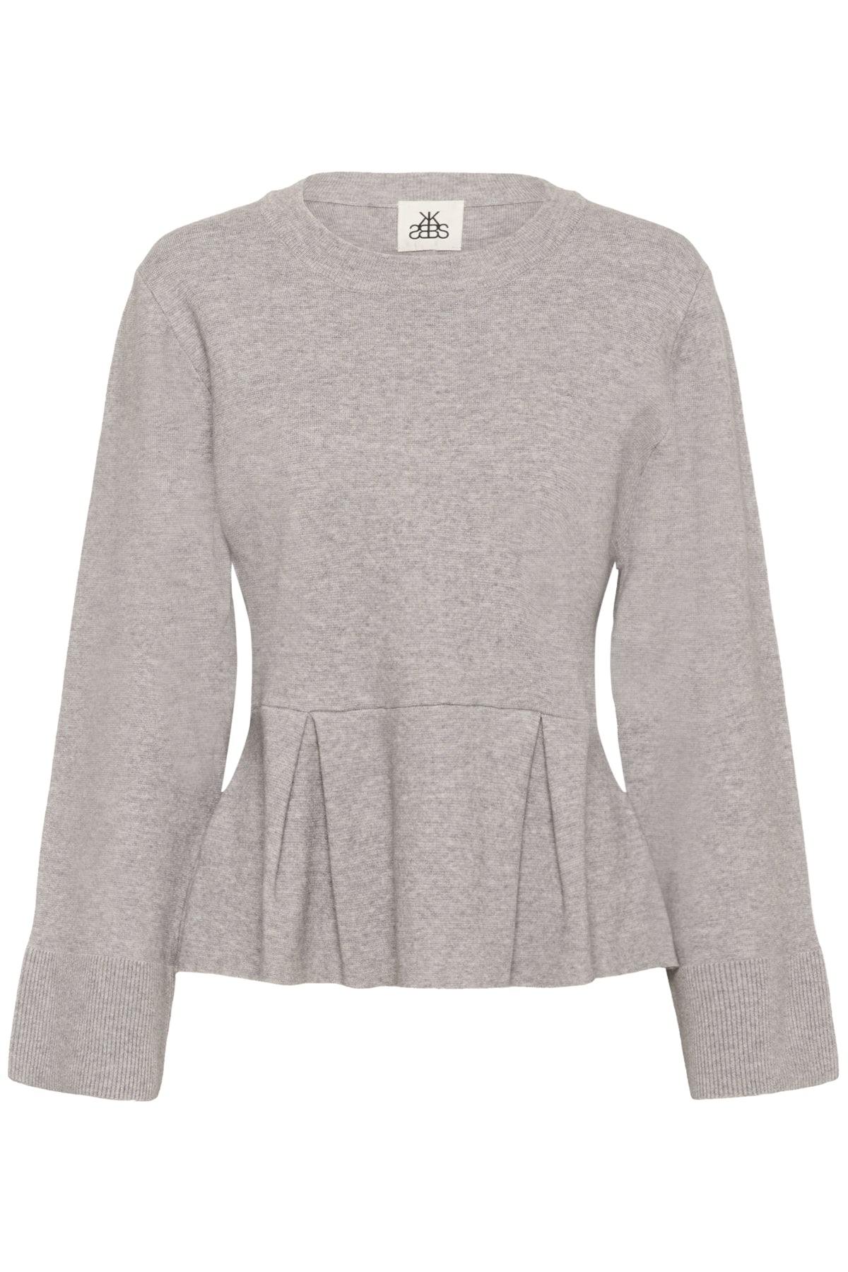 KBElvina Pullover Ljusgråmelerad - 109193 - 10105896