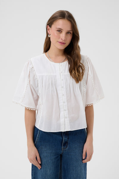 KBFry Blus Bright White - 110601 - 10105953 Thumbnail