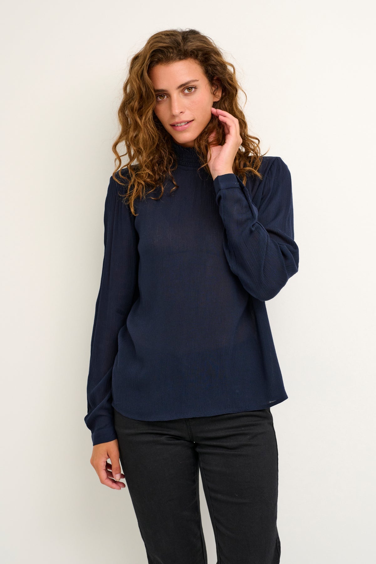 Trine Blouse Midnight Marine 10500950