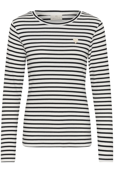 Liddy T-shirt Chalk/Black-Feather Gray Heart - 10502821 Thumbnail