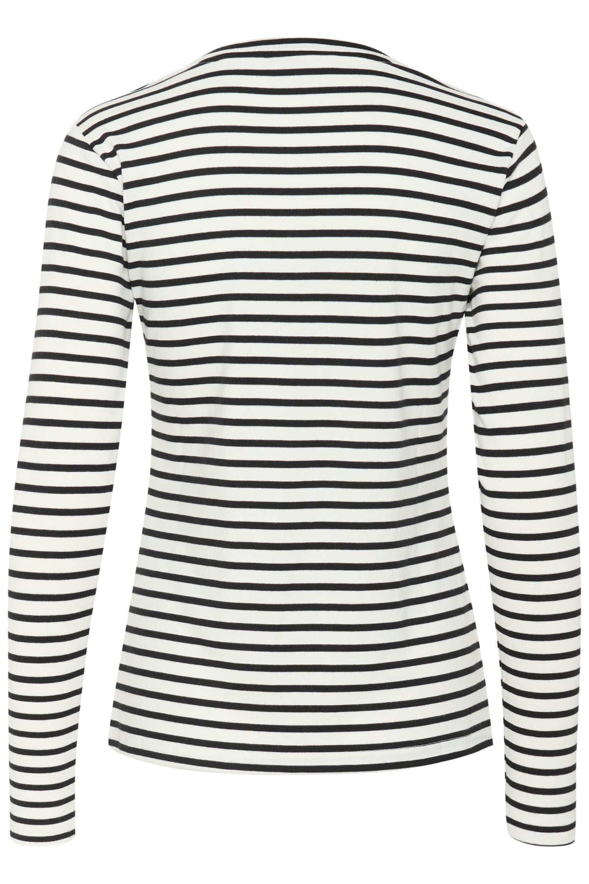 Liddy T-shirt Kritvit/Svart-Eldröda hjärtan