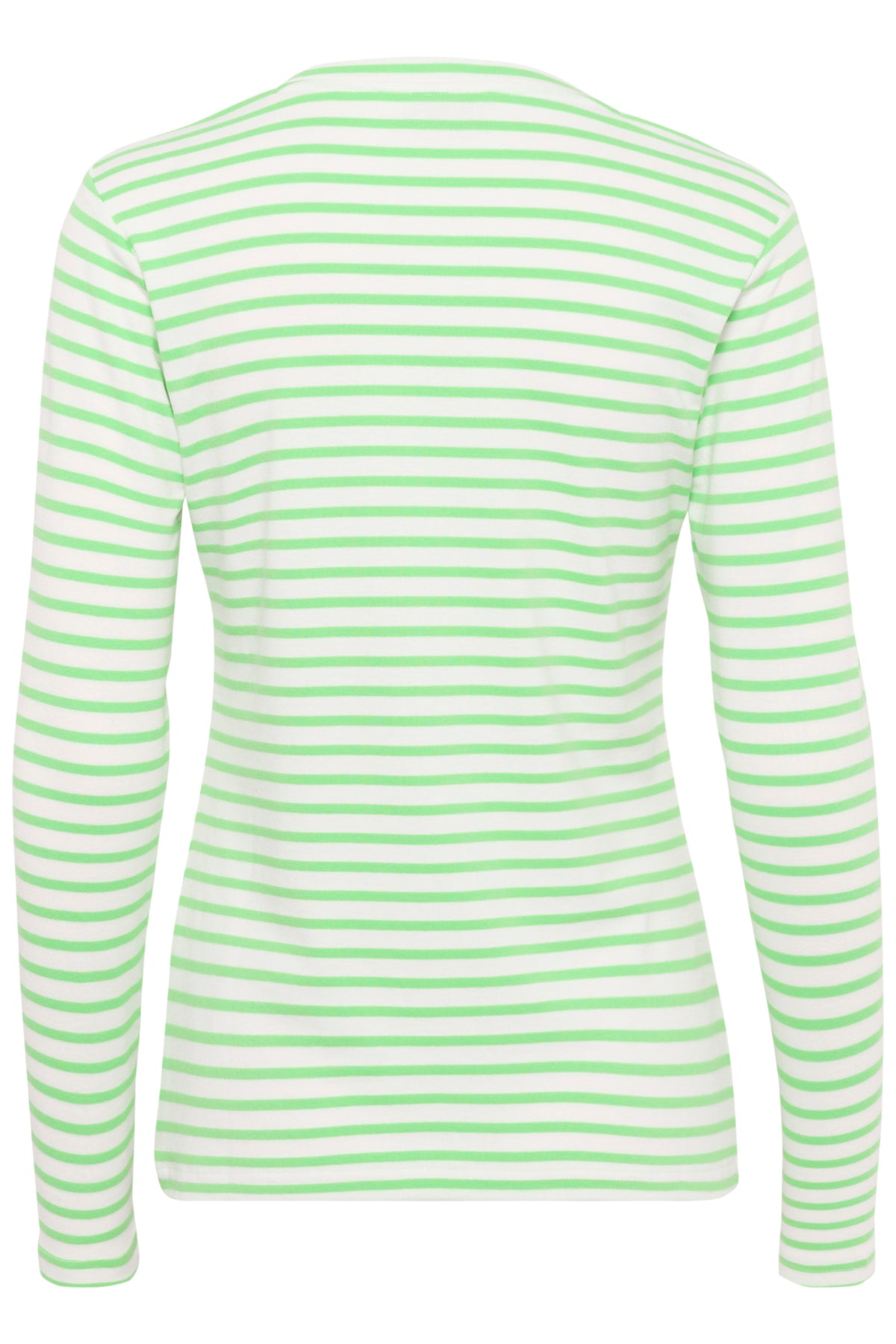 Liddy T-shirt kritvit/grön – grått hjärta