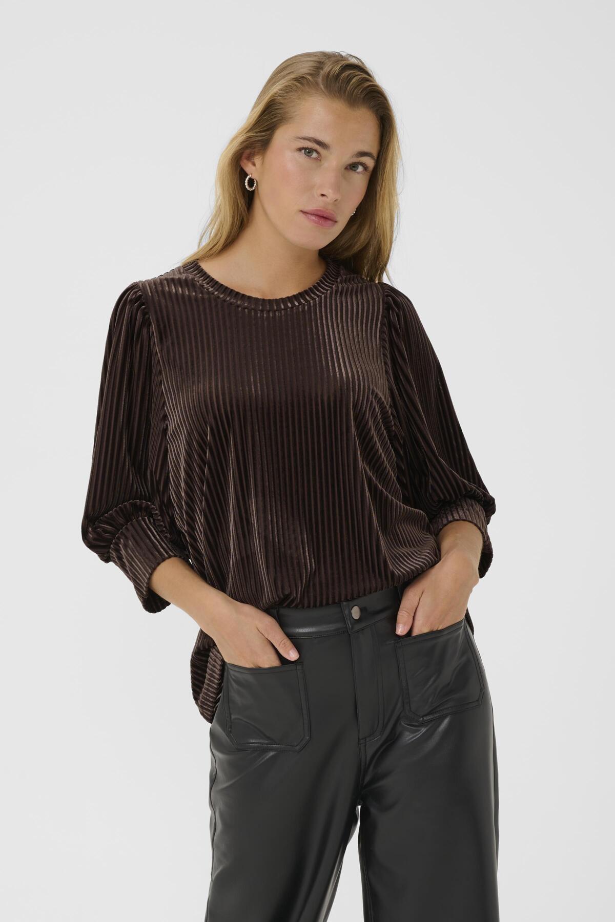 KAcaca Blus 10503887 Black Coffee