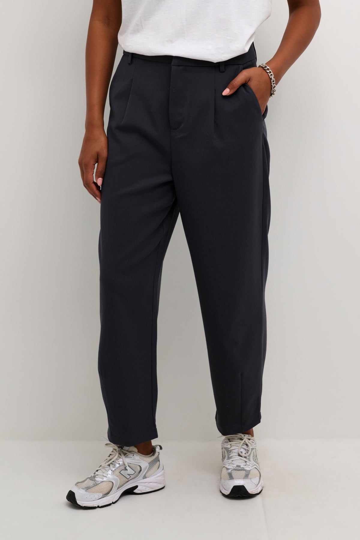 KAmerle Pants Suiting Black Oyster - 10504769