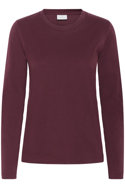 KAmarin LS T-shirt Windsor Wine - 10505902 Thumbnail
