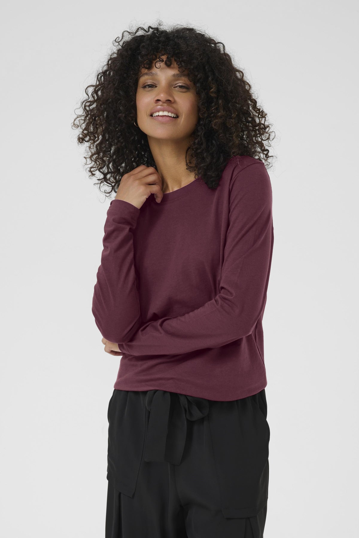 KAmarin LS T-shirt Windsor Wine - 10505902