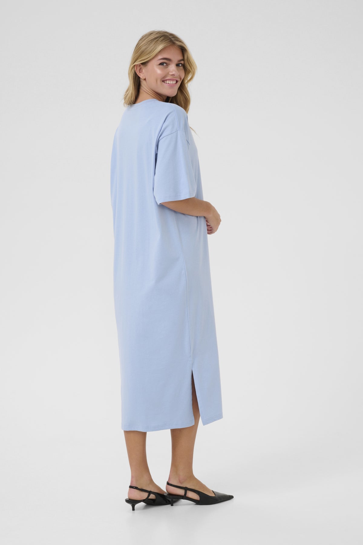 KAedna 1/2 Sleeve Dress Soft Chambray - 10507351