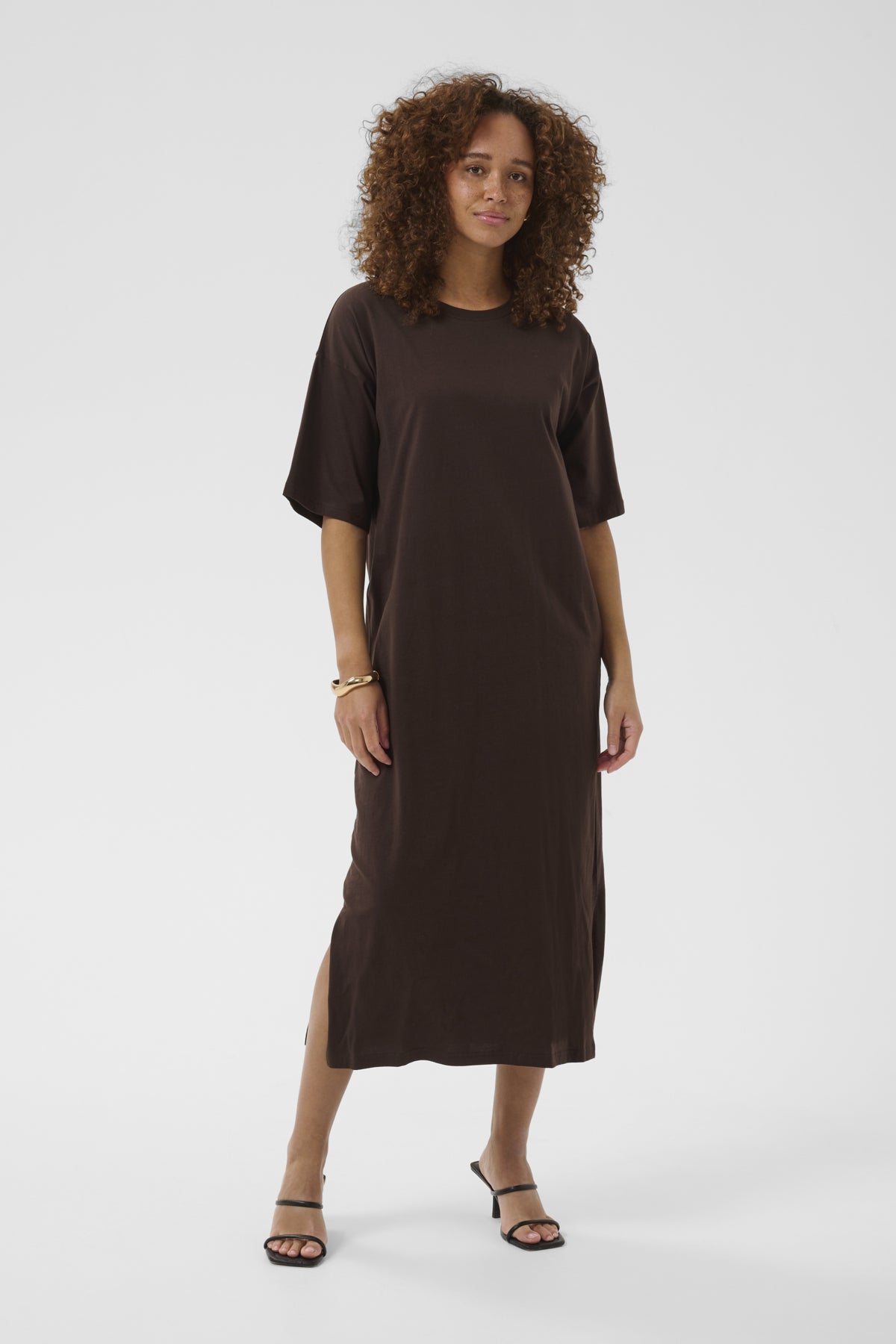 KAedna 1/2 Sleeve Dress Coffee Bean - 190915 - 10507351