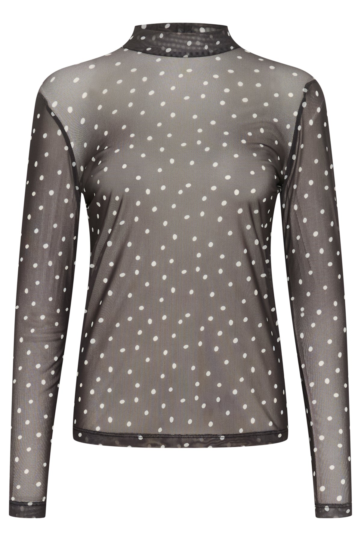 KAjohanne LS T-Shirt Black/White Dot - 10507815