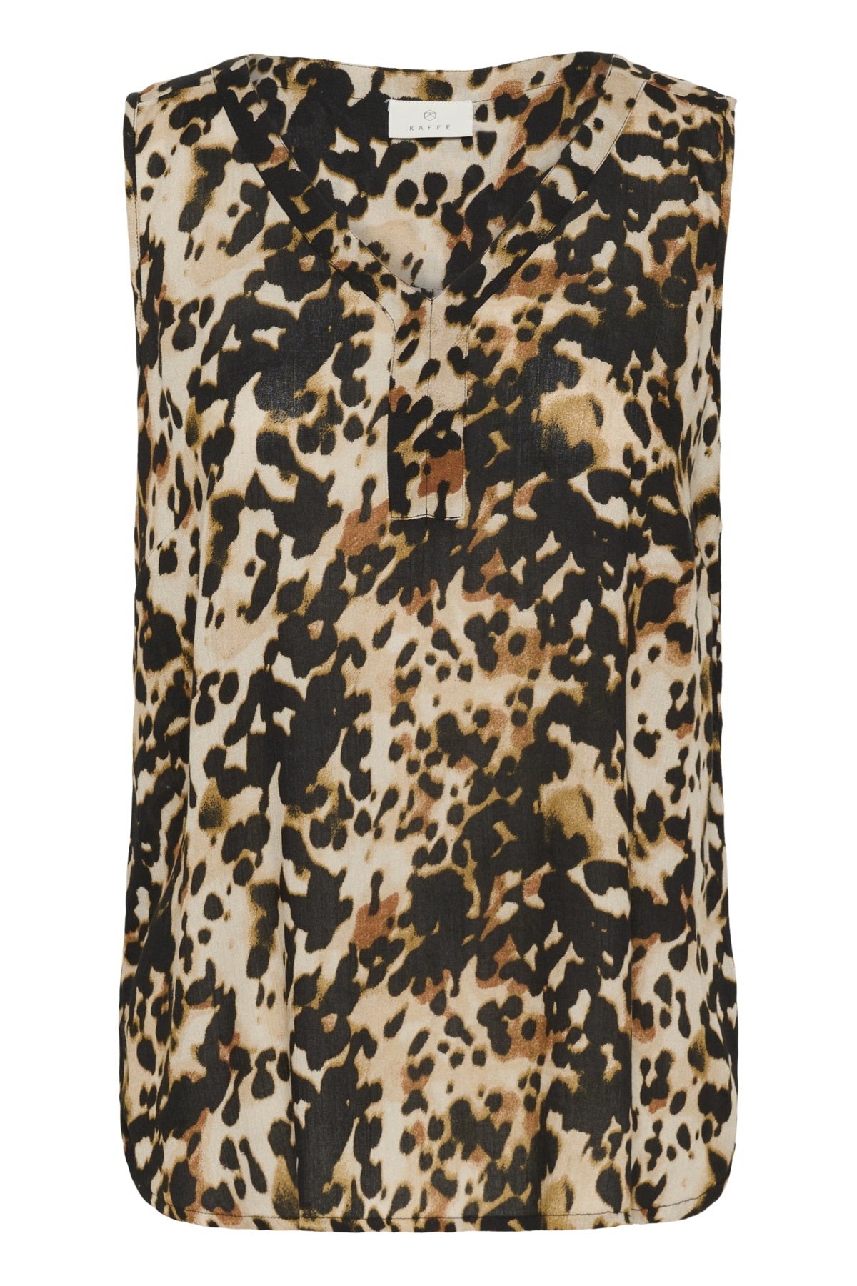 KAamber Top Printed Leopardmönstrad - 10508255