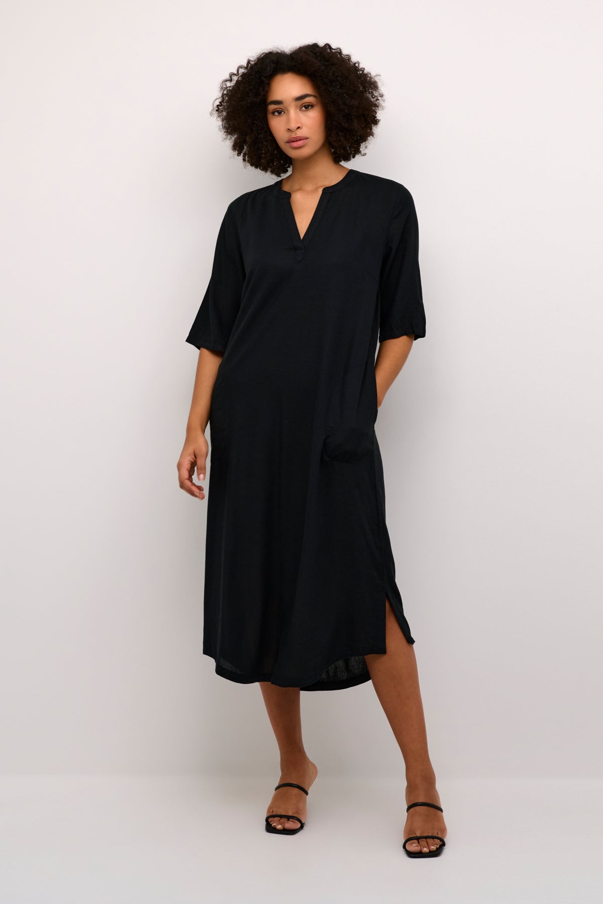 KAmilia Kaftan Dress Svart deep - 10508312