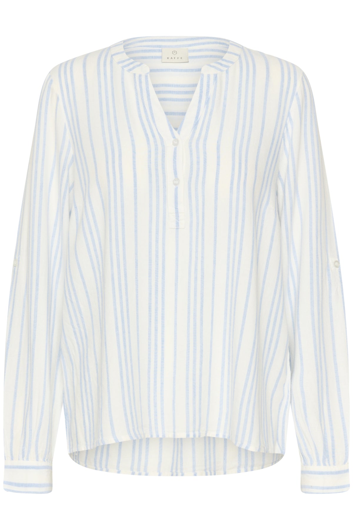 KAmilia Blouse Chalk/Soft Chambray Stripe - 10508313