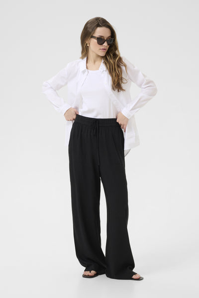 KAmilia Long Wide Pants HW Black deep - 10508314 Thumbnail